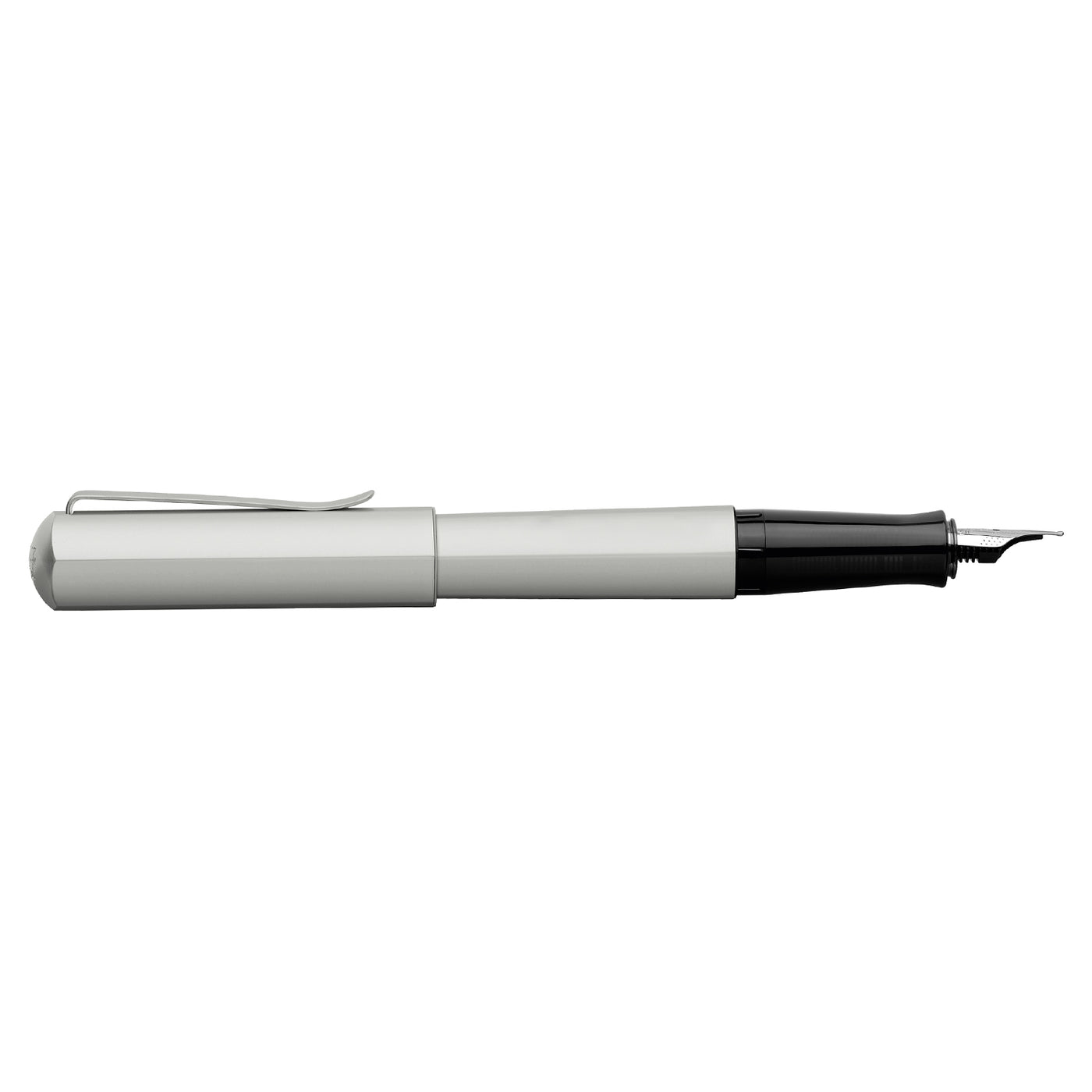 Faber-Castell Hexo Fountain Pen - Matte Silver CT