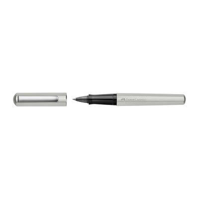 Faber-Castell Hexo Roller Ball Pen - Matte Silver CT