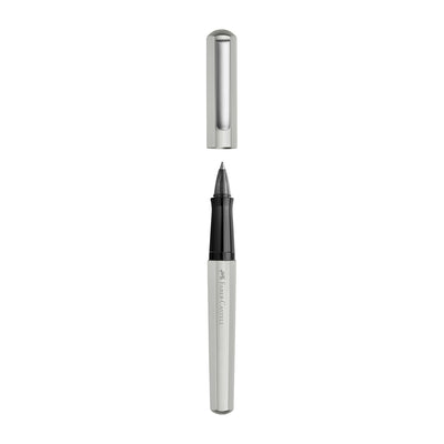 Faber-Castell Hexo Roller Ball Pen - Matte Silver CT