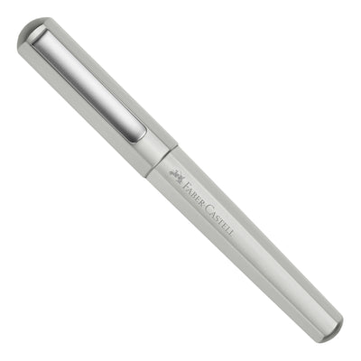 Faber-Castell Hexo Roller Ball Pen - Matte Silver CT