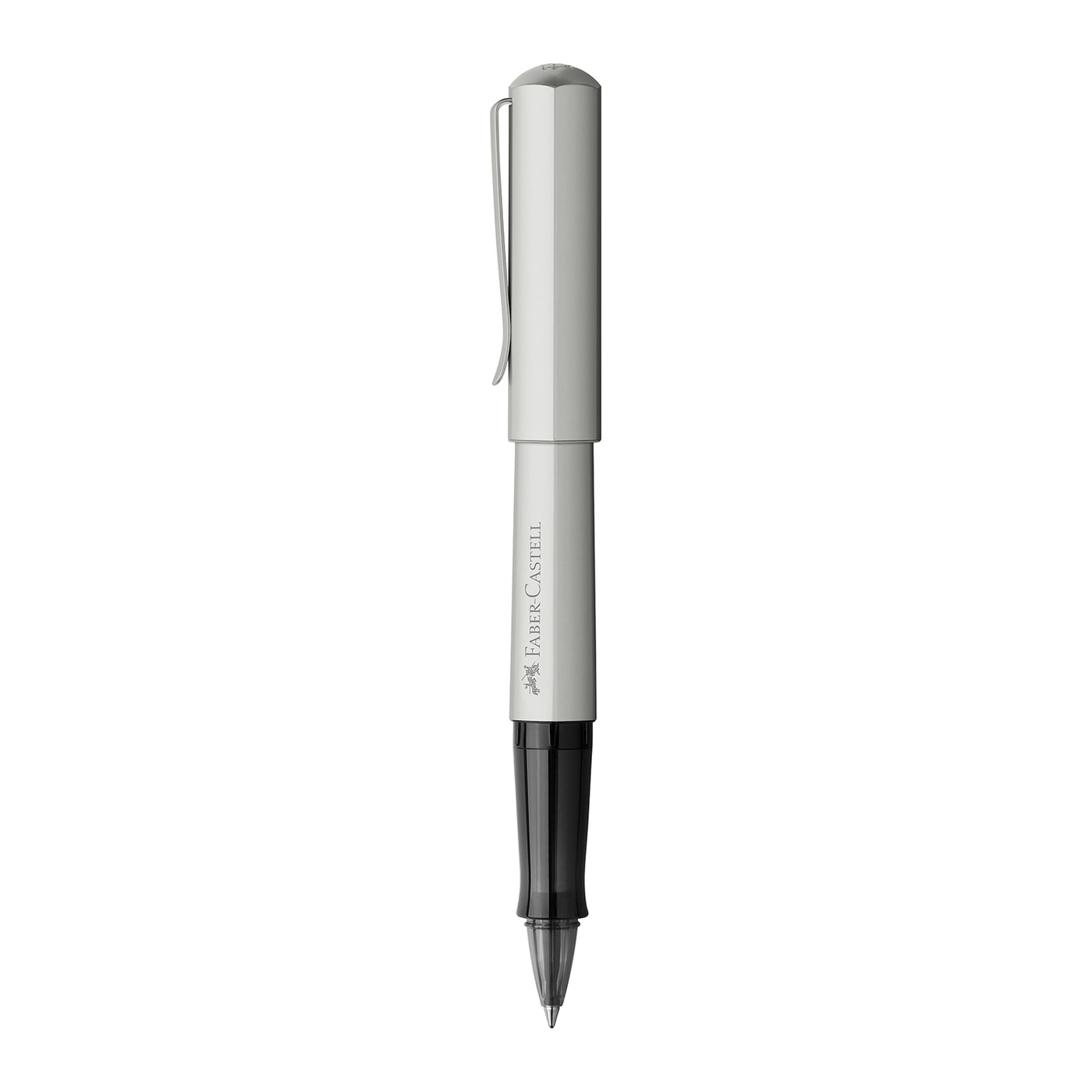 Faber-Castell Hexo Roller Ball Pen - Matte Silver CT