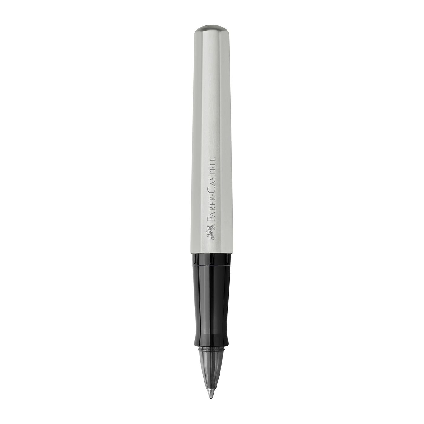Faber-Castell Hexo Roller Ball Pen - Matte Silver CT
