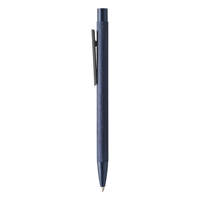 Faber-Castell Neo Slim Ball Pen - Aluminium Dark Blue BT