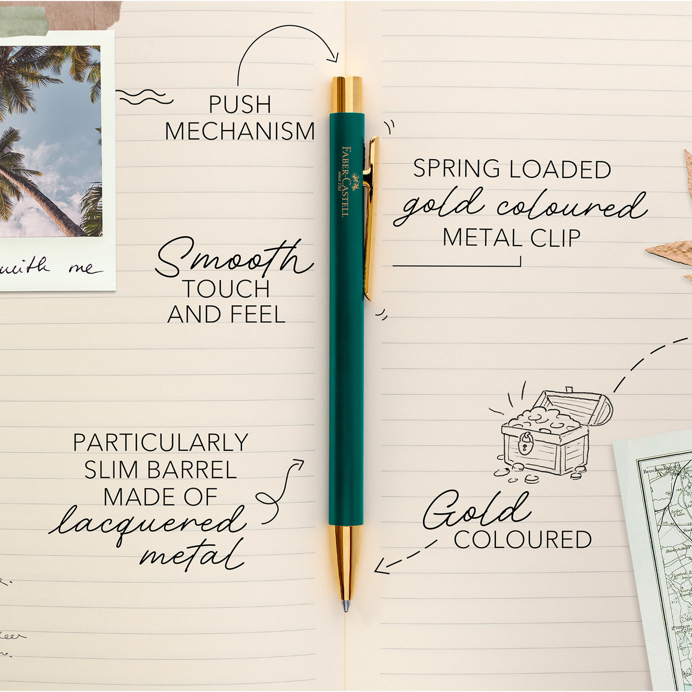 Faber-Castell Neo Slim Ball Pen - Rainforest GT (Limited Edition)