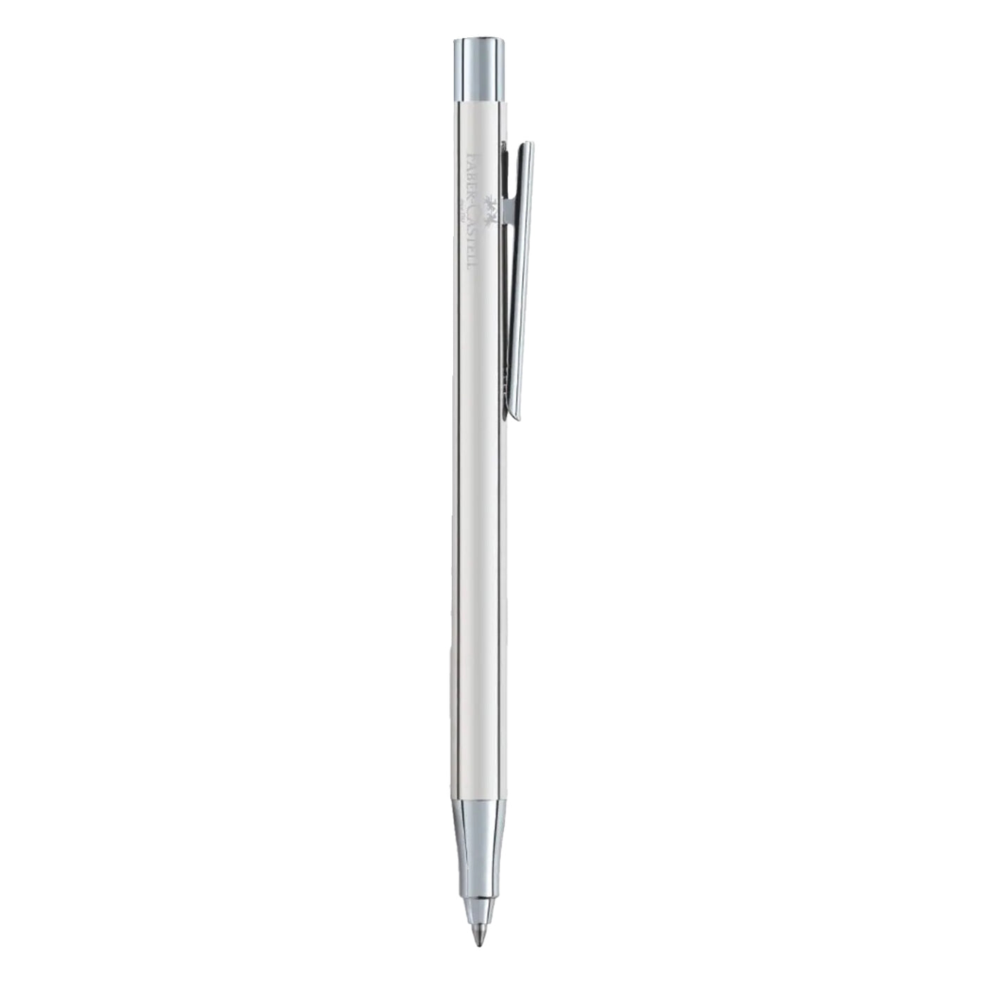 Faber-Castell Neo Slim Ball Pen - Shiny Stainless Steel CT