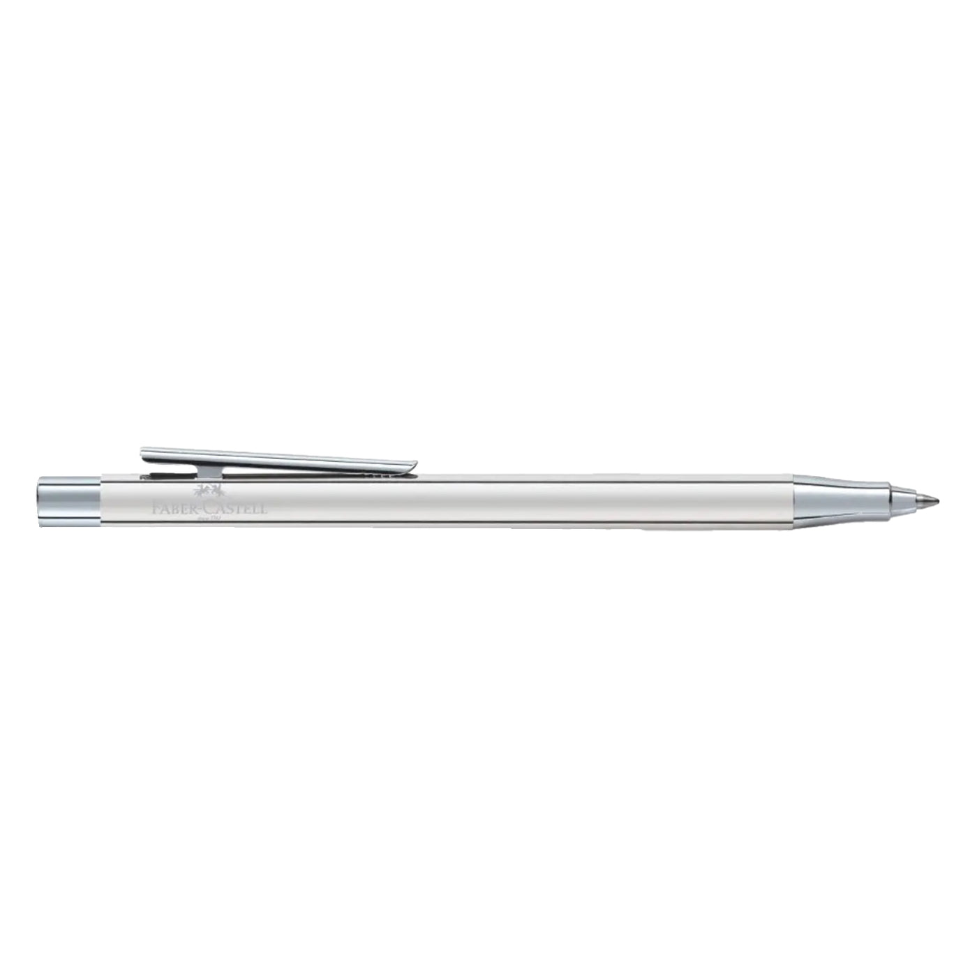 Faber-Castell Neo Slim Ball Pen - Shiny Stainless Steel CT
