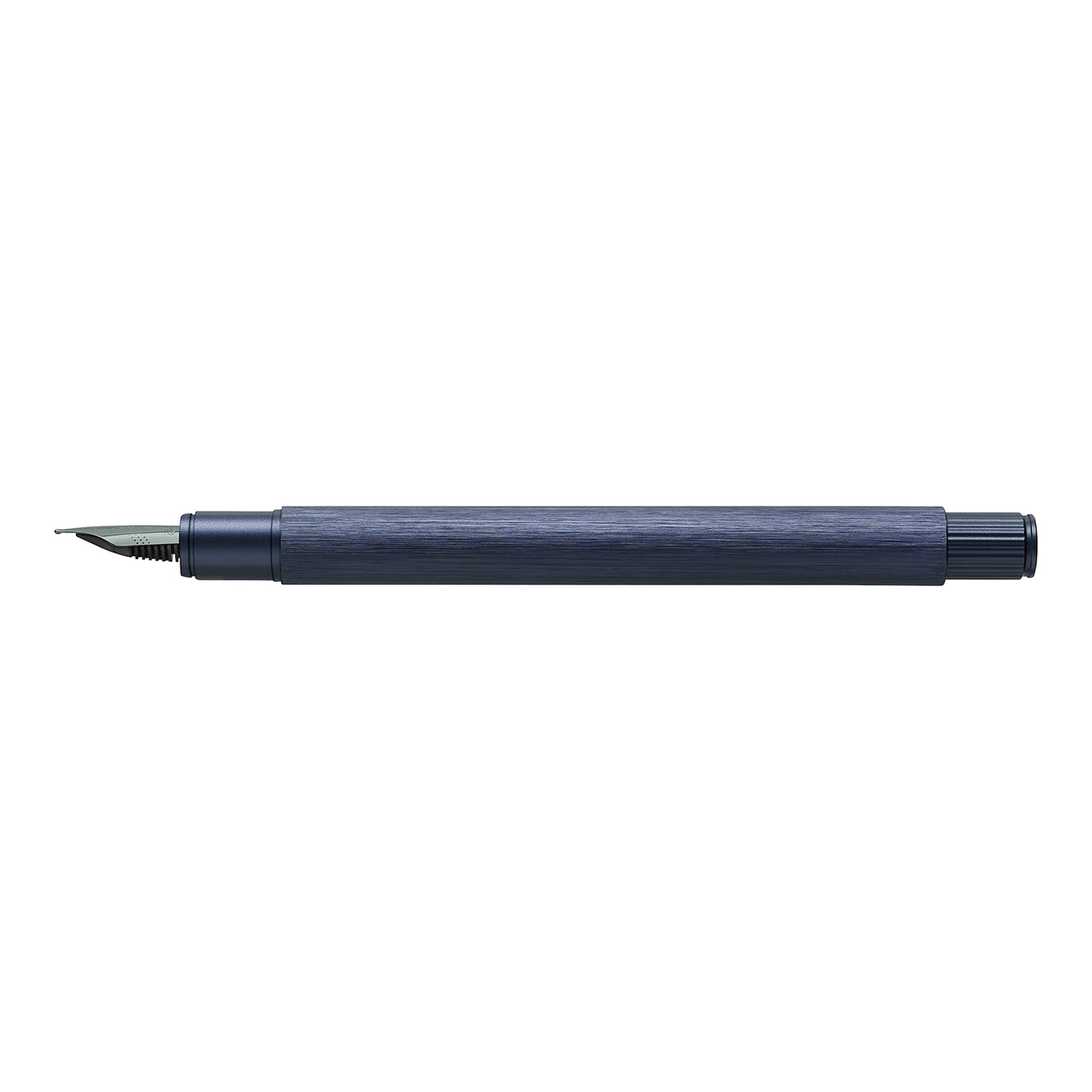Faber-Castell Neo Slim Fountain Pen - Aluminium Dark Blue BT