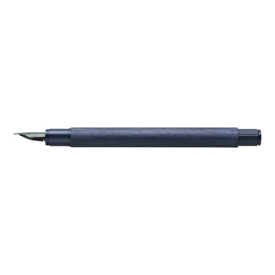 Faber-Castell Neo Slim Fountain Pen - Aluminium Dark Blue BT