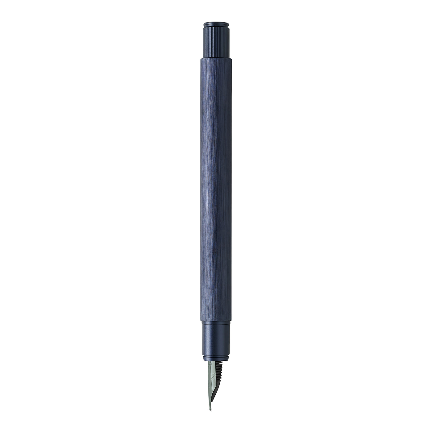 Faber-Castell Neo Slim Fountain Pen - Aluminium Dark Blue BT