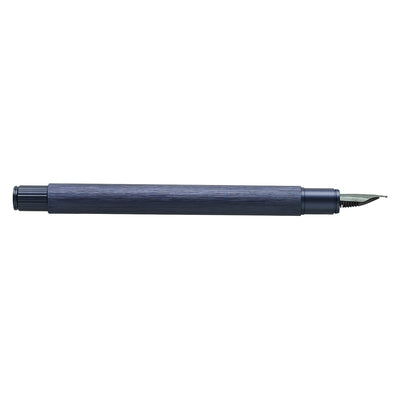 Faber-Castell Neo Slim Fountain Pen - Aluminium Dark Blue BT