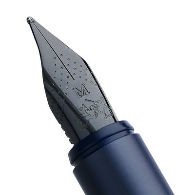 Faber-Castell Neo Slim Fountain Pen - Aluminium Dark Blue BT
