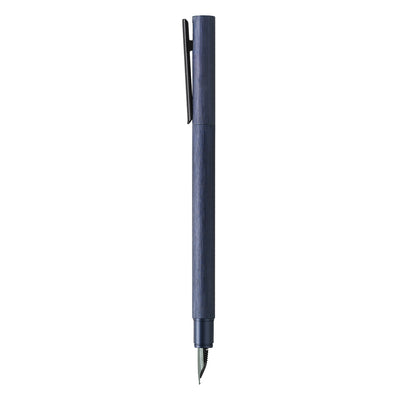 Faber-Castell Neo Slim Fountain Pen - Aluminium Dark Blue BT