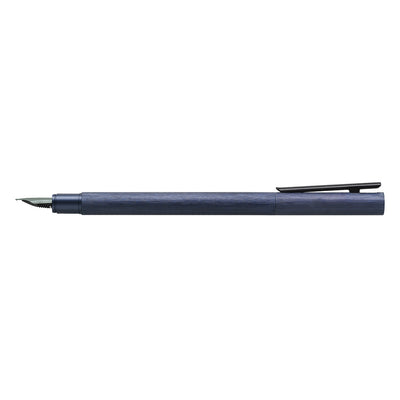 Faber-Castell Neo Slim Fountain Pen - Aluminium Dark Blue BT
