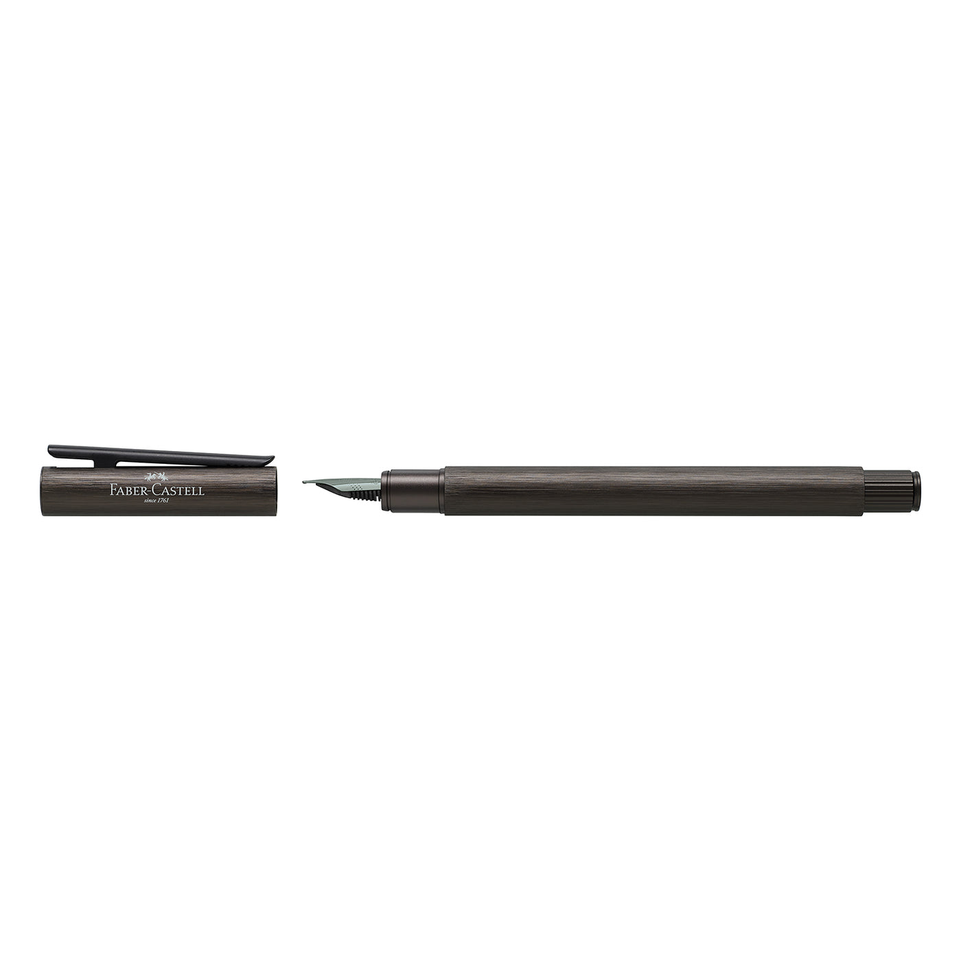 Faber-Castell Neo Slim Fountain Pen - Aluminium Gunmetal BT