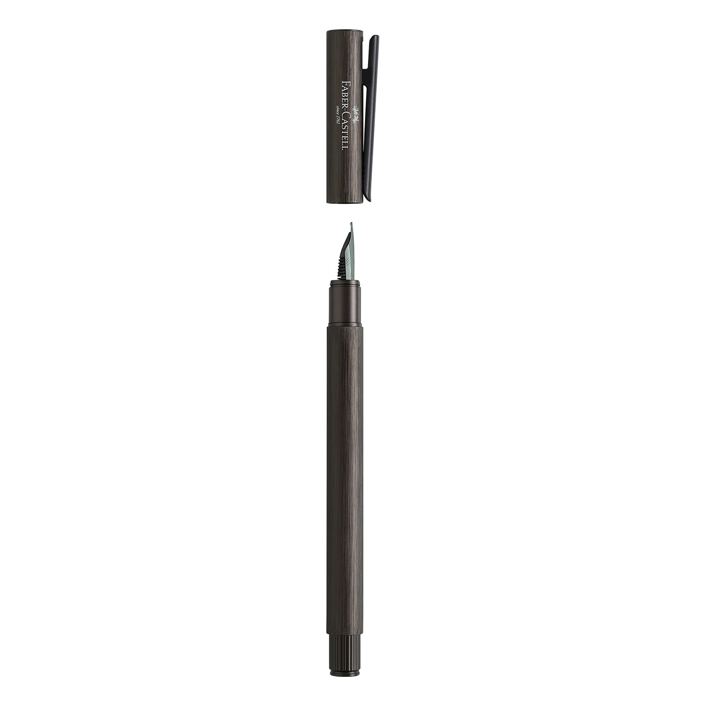 Faber-Castell Neo Slim Fountain Pen - Aluminium Gunmetal BT