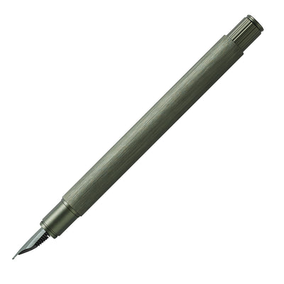 Faber-Castell Neo Slim Fountain Pen - Aluminium Olive Green BT