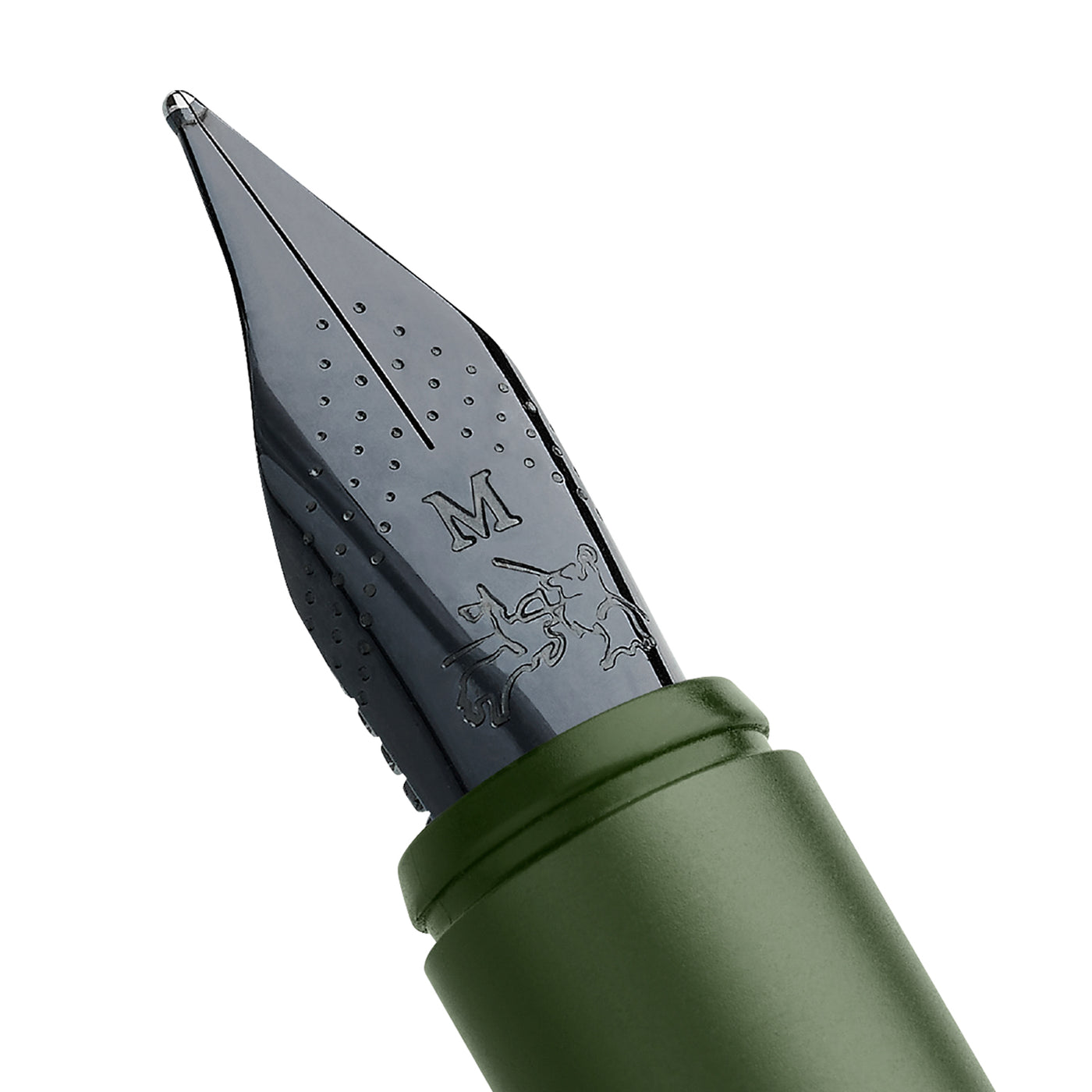 Faber-Castell Neo Slim Fountain Pen - Aluminium Olive Green BT
