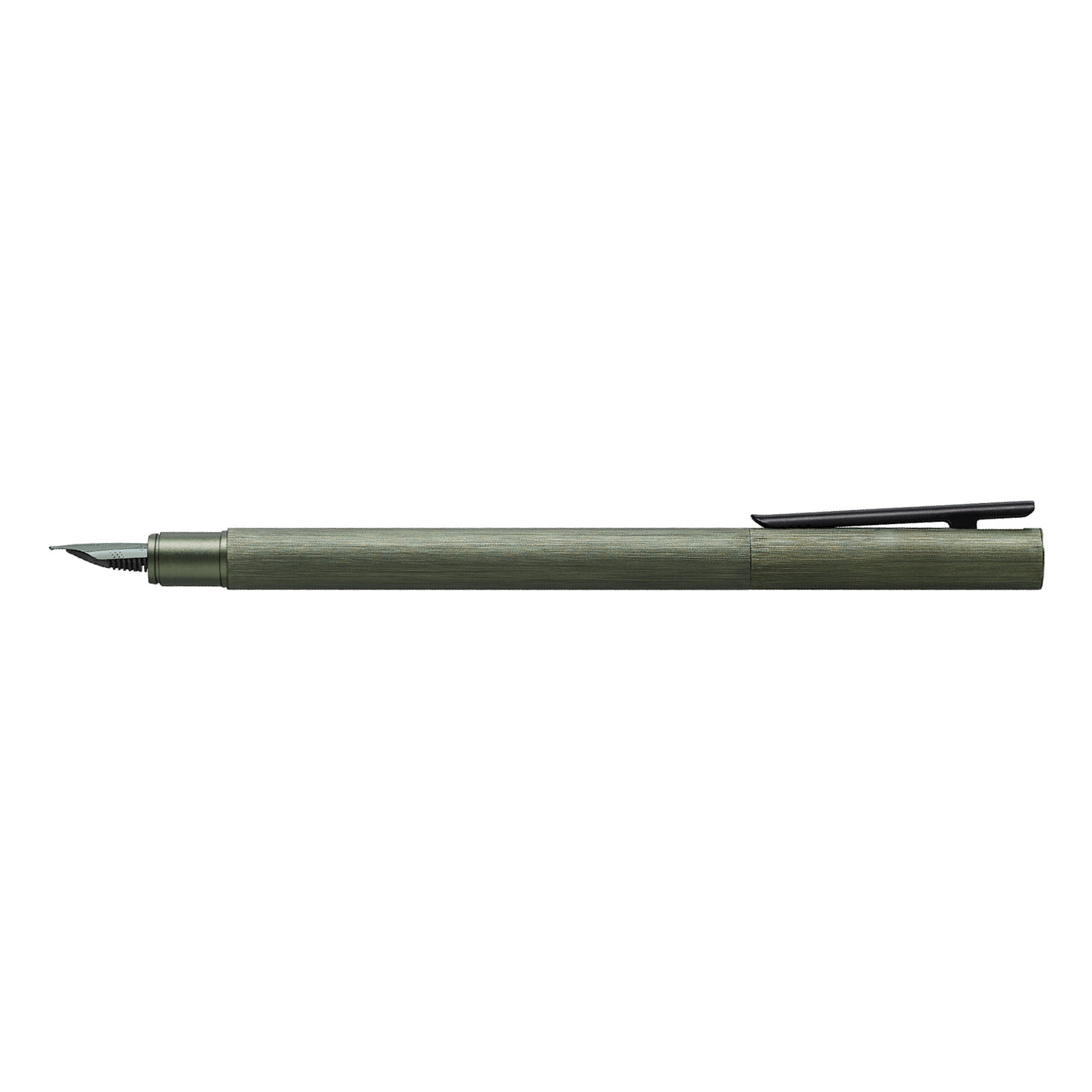 Faber-Castell Neo Slim Fountain Pen - Aluminium Olive Green BT