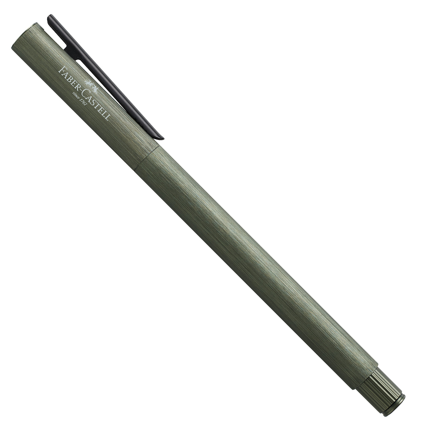 Faber-Castell Neo Slim Fountain Pen - Aluminium Olive Green BT