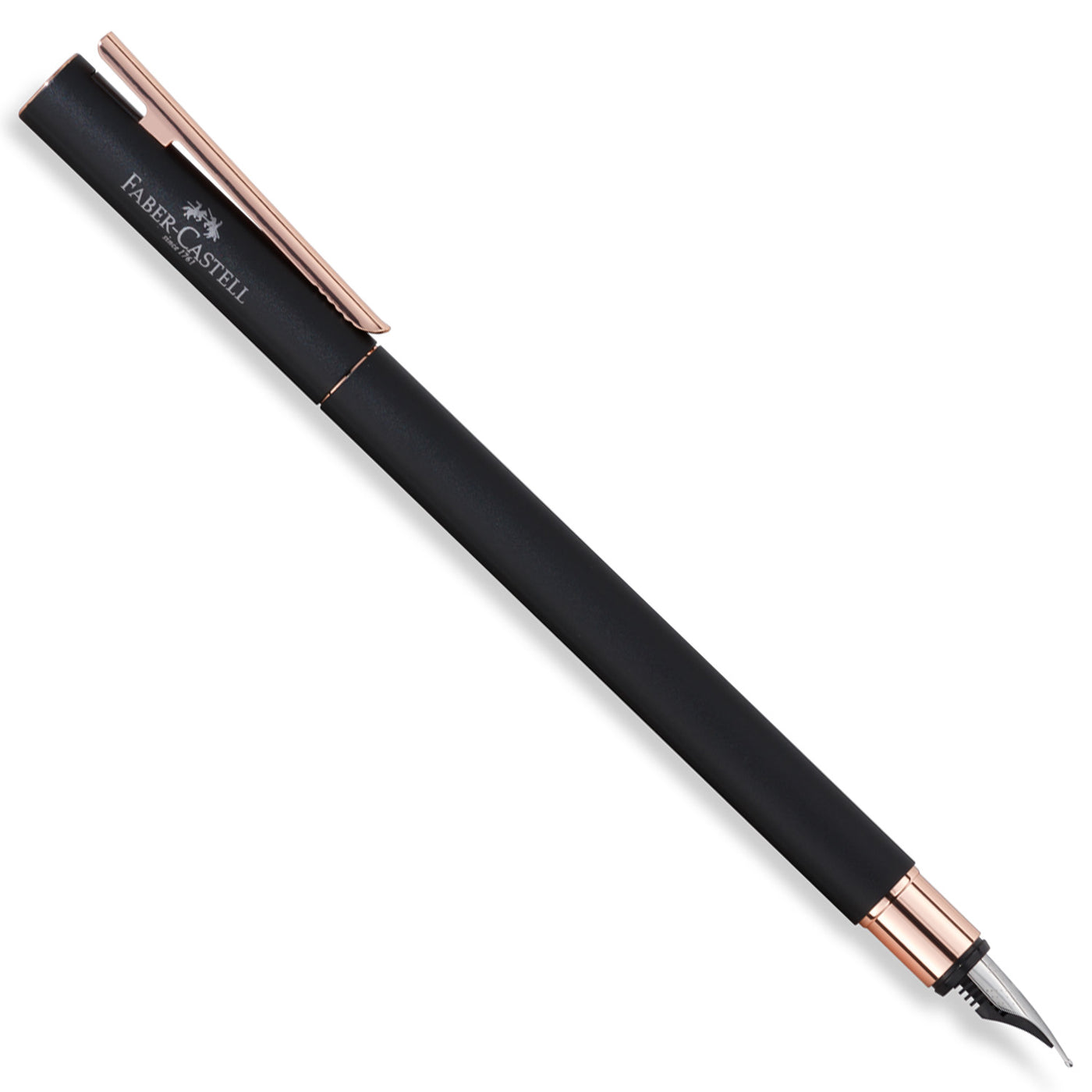 Faber-Castell Neo Slim Fountain Pen - Matte Black RGT