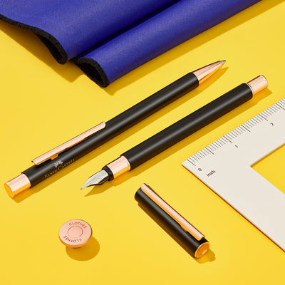 Faber-Castell Neo Slim Fountain Pen - Matte Black RGT