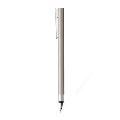 Faber-Castell Neo Slim Fountain Pen - Matte Stainless Steel CT