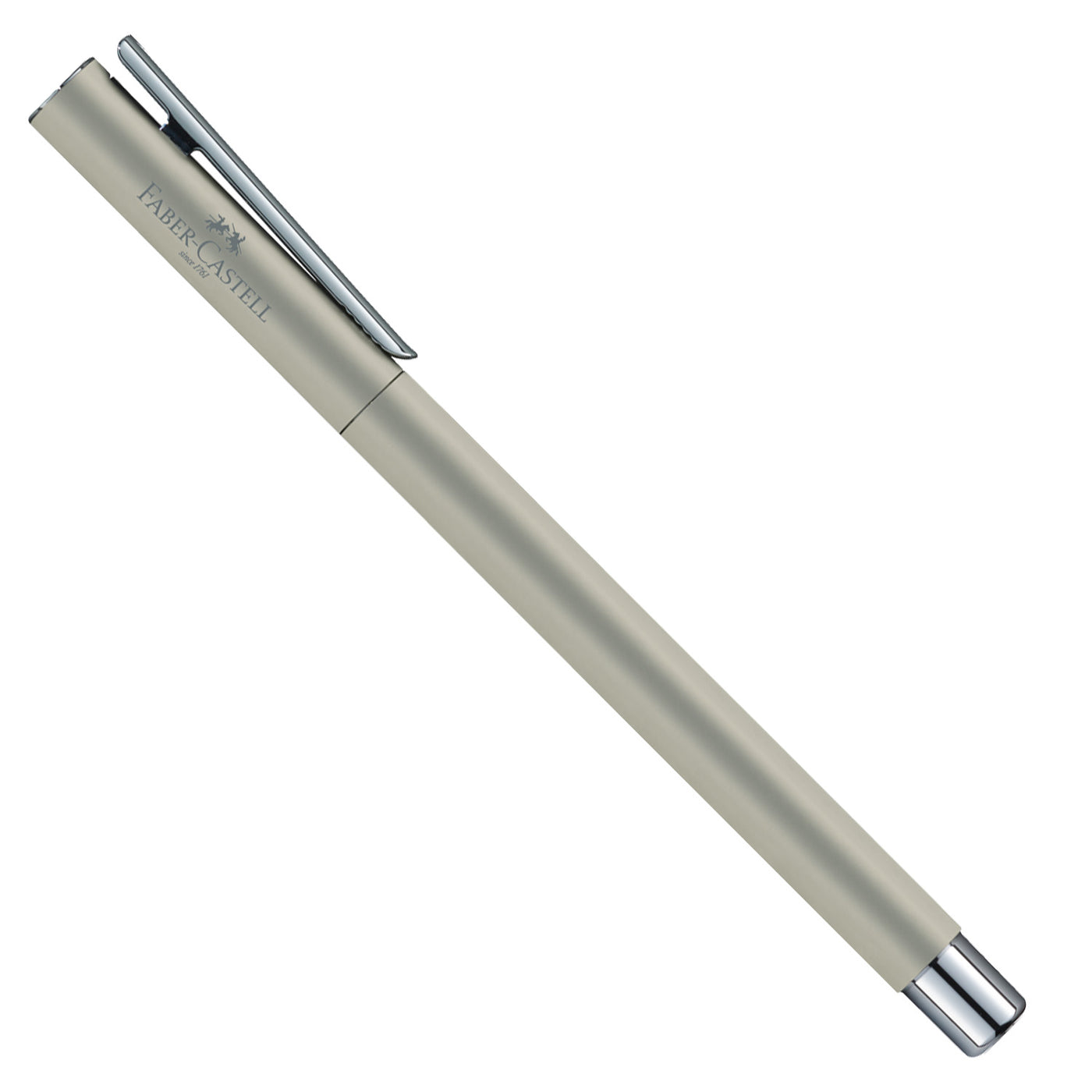 Faber-Castell Neo Slim Fountain Pen - Matte Stainless Steel CT
