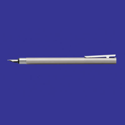 Faber-Castell Neo Slim Fountain Pen - Matte Stainless Steel CT