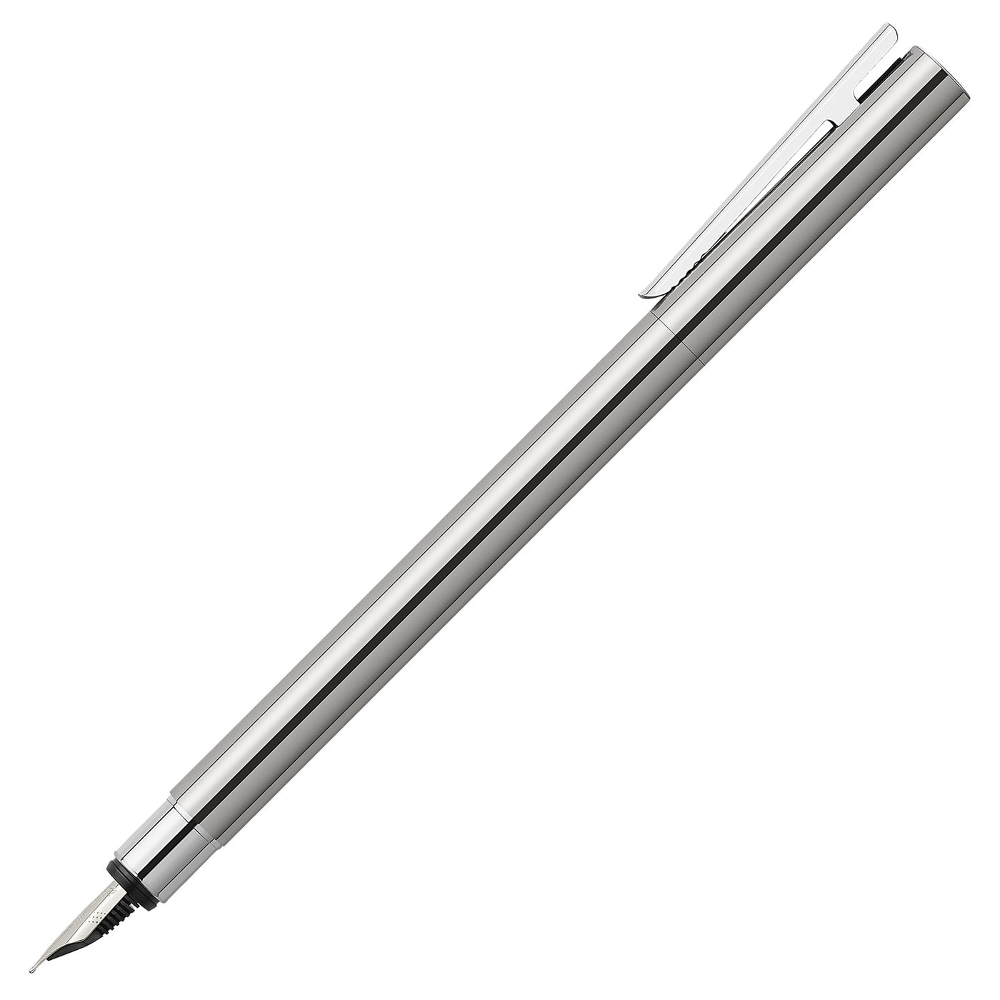 Faber-Castell Neo Slim Fountain Pen - Stainless Steel CT