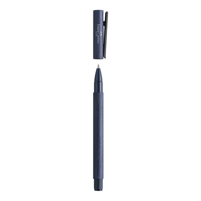 Faber-Castell Neo Slim Roller Ball Pen - Aluminium Dark Blue BT