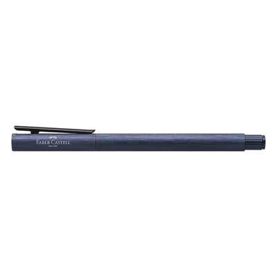 Faber-Castell Neo Slim Roller Ball Pen - Aluminium Dark Blue BT