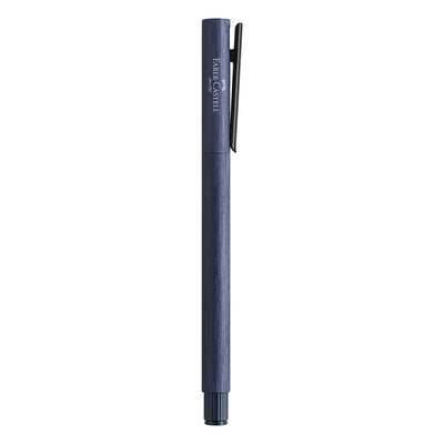 Faber-Castell Neo Slim Roller Ball Pen - Aluminium Dark Blue BT