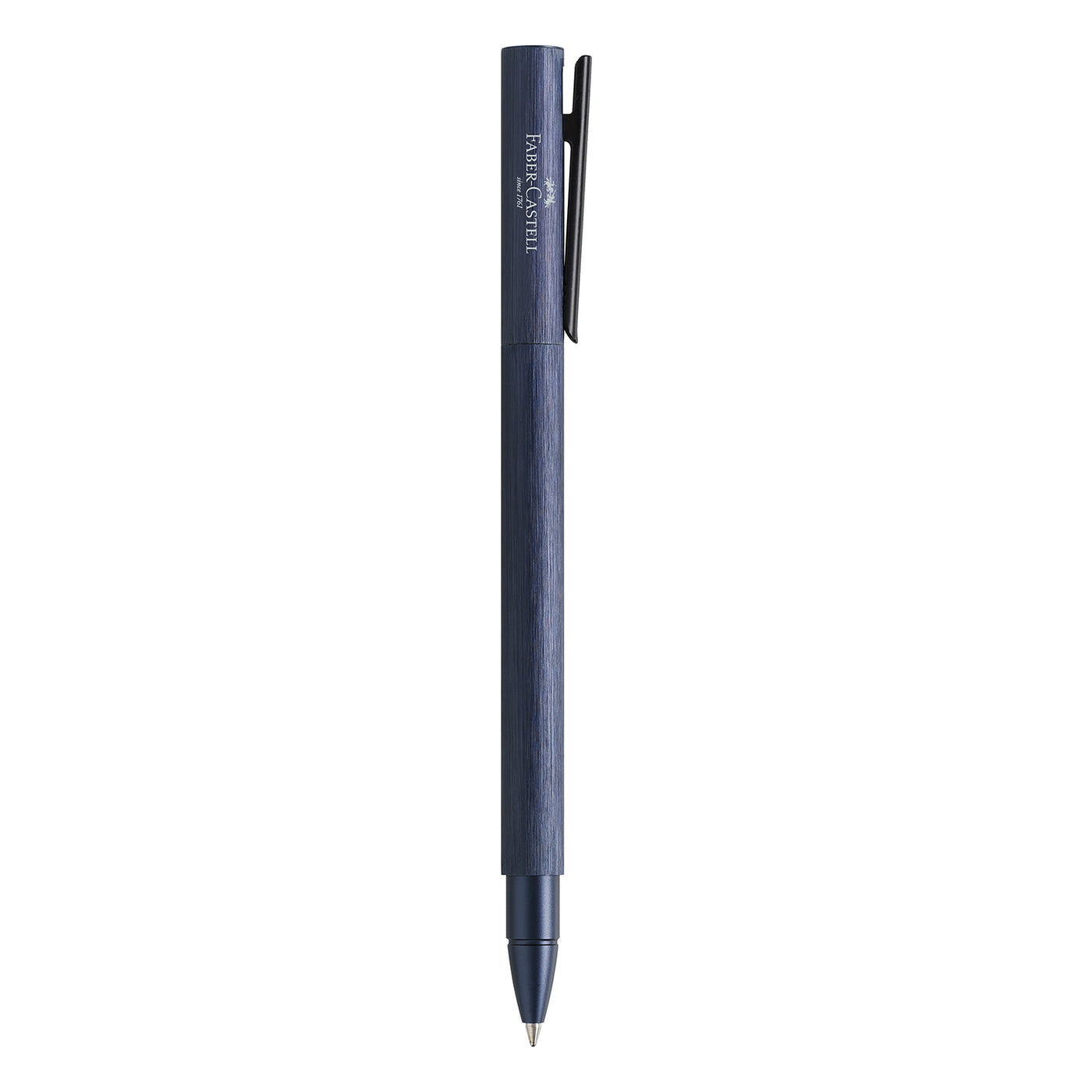 Faber-Castell Neo Slim Roller Ball Pen - Aluminium Dark Blue BT