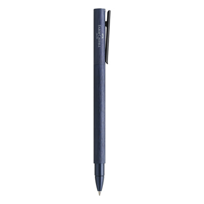 Faber-Castell Neo Slim Roller Ball Pen - Aluminium Dark Blue BT