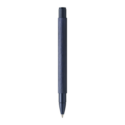 Faber-Castell Neo Slim Roller Ball Pen - Aluminium Dark Blue BT