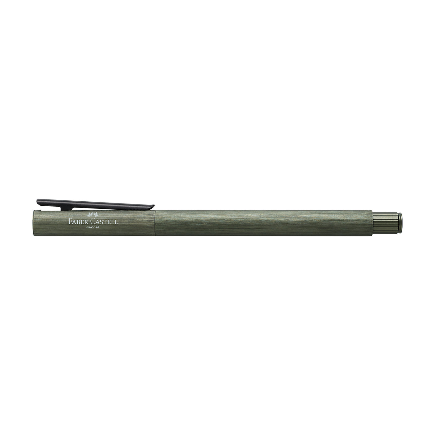 Faber-Castell Neo Slim Roller Ball Pen - Aluminium Olive Green BT