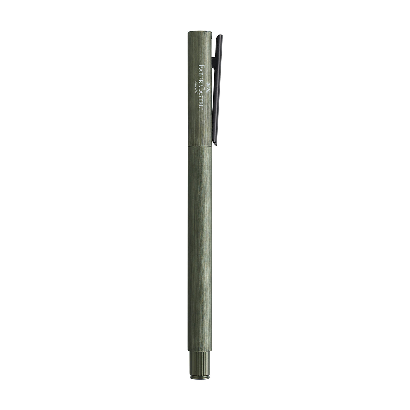 Faber-Castell Neo Slim Roller Ball Pen - Aluminium Olive Green BT