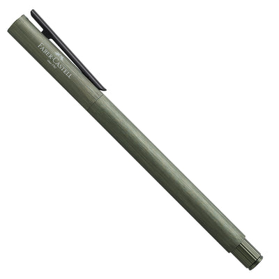 Faber-Castell Neo Slim Roller Ball Pen - Aluminium Olive Green BT