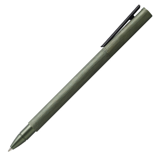 Faber-Castell Neo Slim Roller Ball Pen - Aluminium Olive Green BT