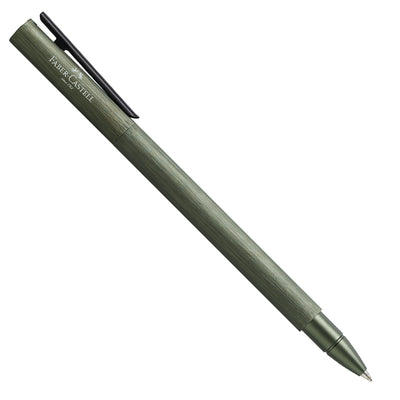 Faber-Castell Neo Slim Roller Ball Pen - Aluminium Olive Green BT