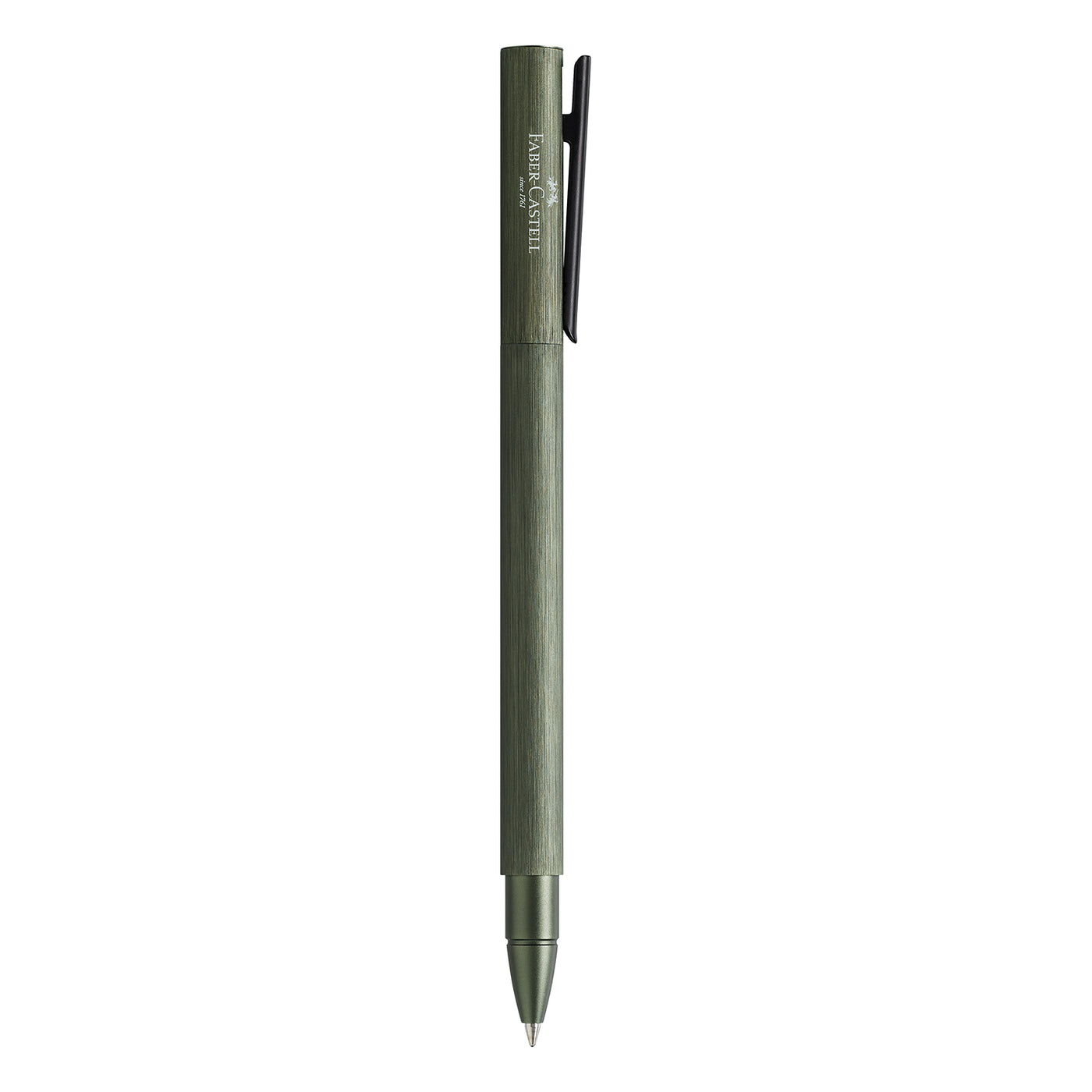 Faber-Castell Neo Slim Roller Ball Pen - Aluminium Olive Green BT