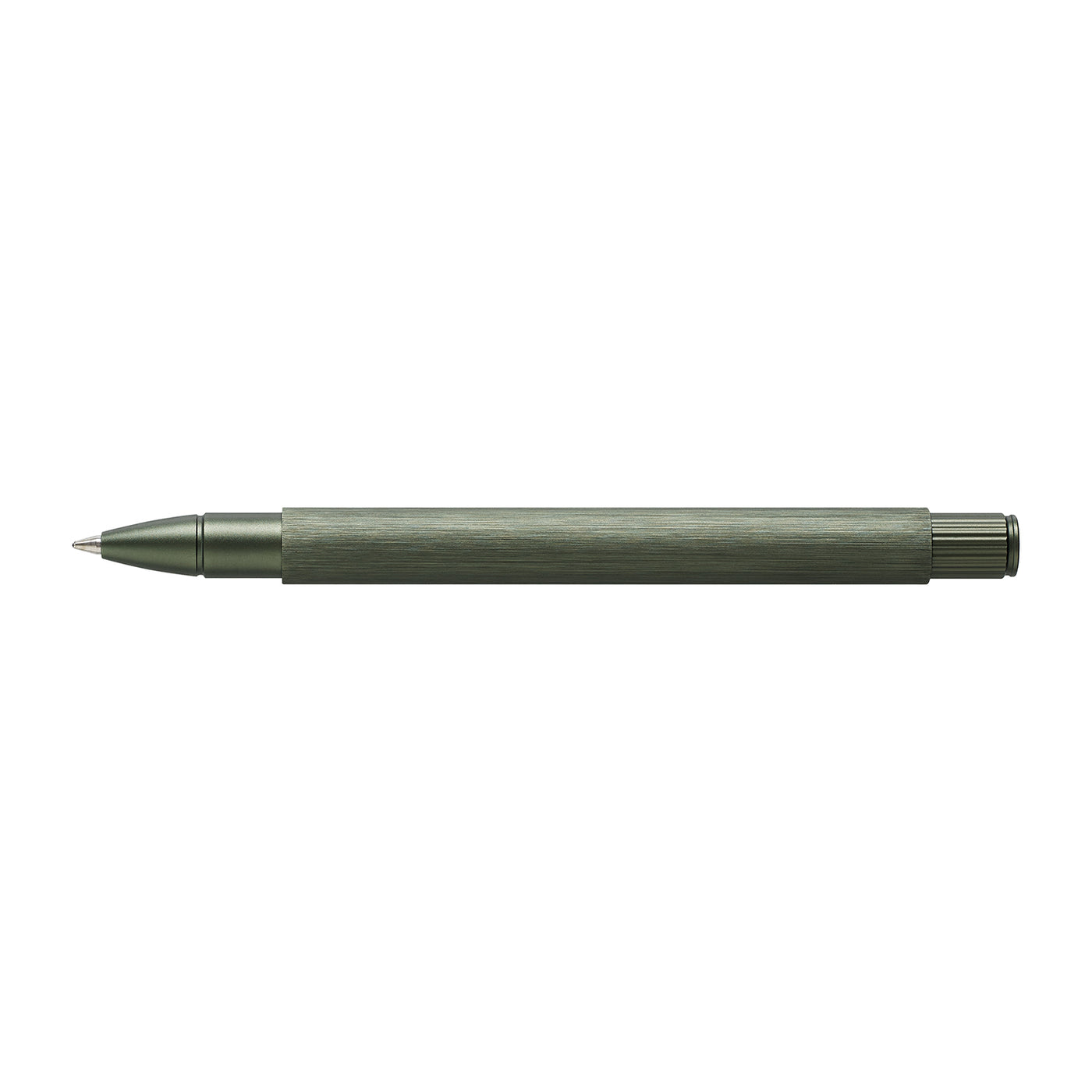 Faber-Castell Neo Slim Roller Ball Pen - Aluminium Olive Green BT