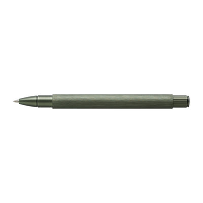 Faber-Castell Neo Slim Roller Ball Pen - Aluminium Olive Green BT
