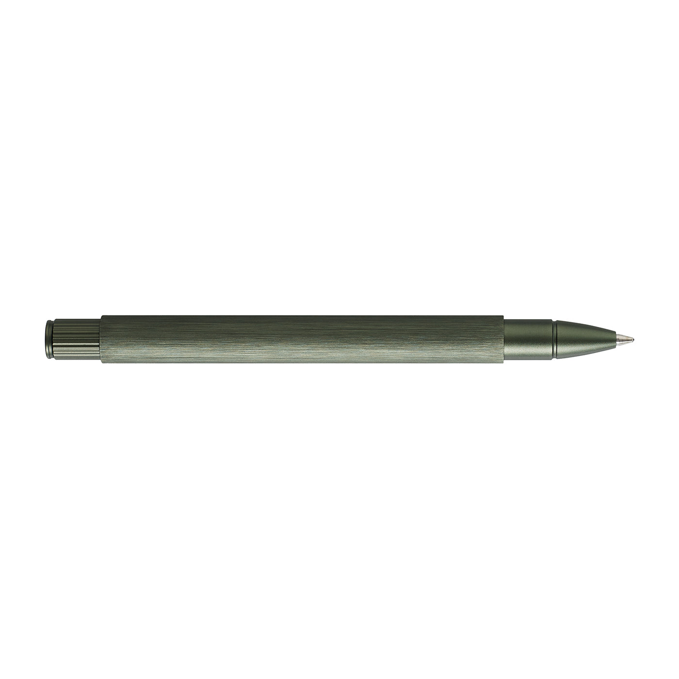 Faber-Castell Neo Slim Roller Ball Pen - Aluminium Olive Green BT