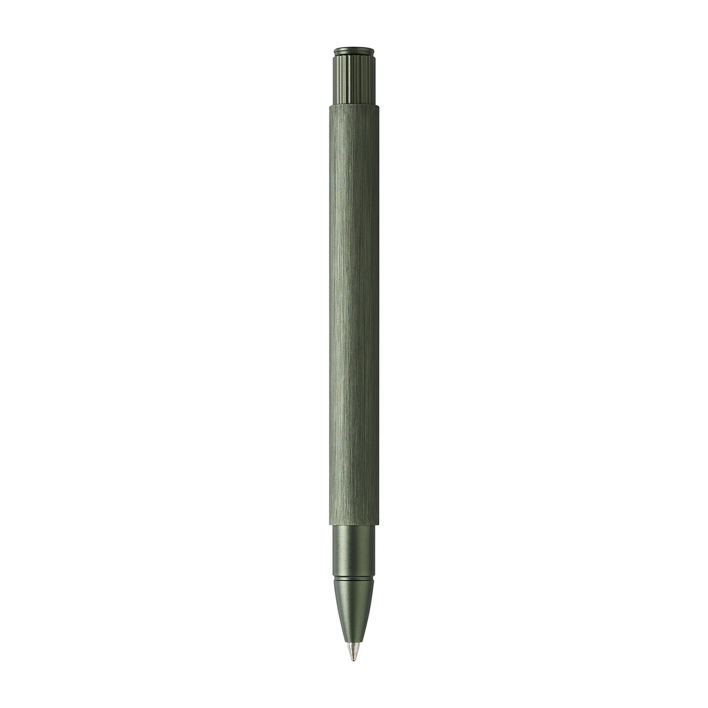 Faber-Castell Neo Slim Roller Ball Pen - Aluminium Olive Green BT