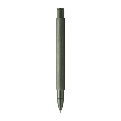 Faber-Castell Neo Slim Roller Ball Pen - Aluminium Olive Green BT