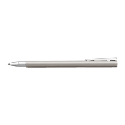 Faber-Castell Neo Slim Roller Ball Pen - Matte Stainless Steel CT