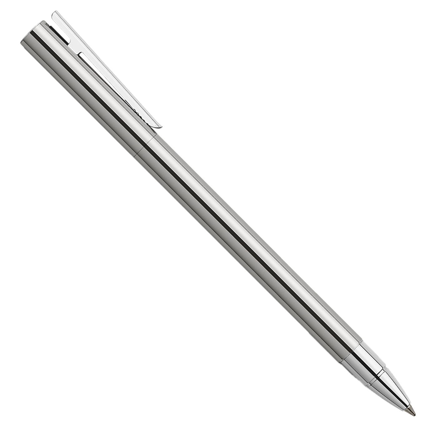 Faber-Castell Neo Slim Roller Ball Pen - Shiny Stainless Steel CT