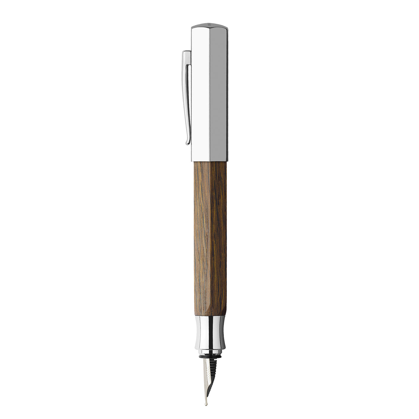 Faber-Castell Ondoro Fountain Pen - Smoked Oak CT