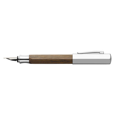 Faber-Castell Ondoro Fountain Pen - Smoked Oak CT